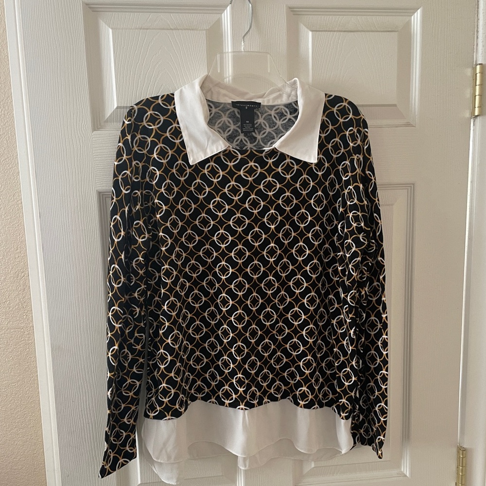 Casual collard sweater